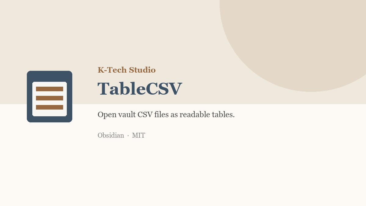 TableCSV