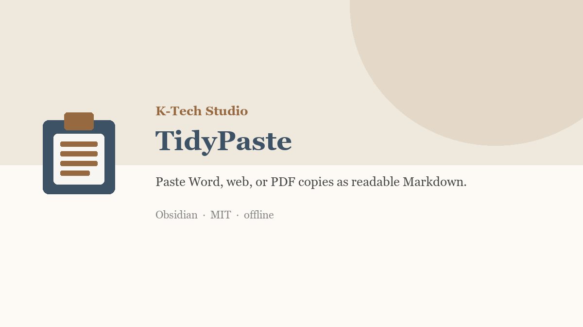 TidyPaste